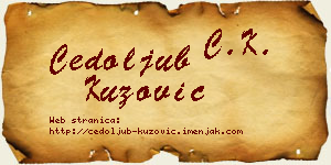 Čedoljub Kuzović vizit kartica